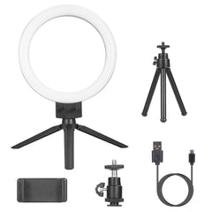 9" Dimmable LED Ring Light w/ Tripod Phone Selfie Camera Studio Photo Video Makeup Lamp