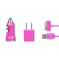 32pin USB Car Charger USB Wall Charger USB Cable Compatible with iPhone4/4S