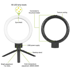 9" Dimmable LED Ring Light w/ Tripod Phone Selfie Camera Studio Photo Video Makeup Lamp