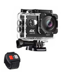 4K Action Pro Waterproof All Digital UHD WiFi Camera + RF Remote And Accessories